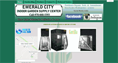 Desktop Screenshot of emeraldcitygrowstore.com